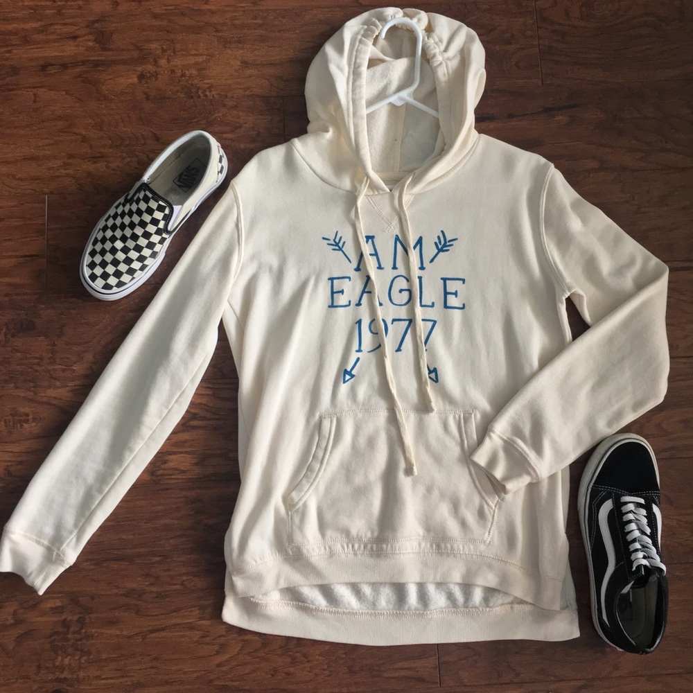 SALE❗️American Eagle Off-White Hoodie